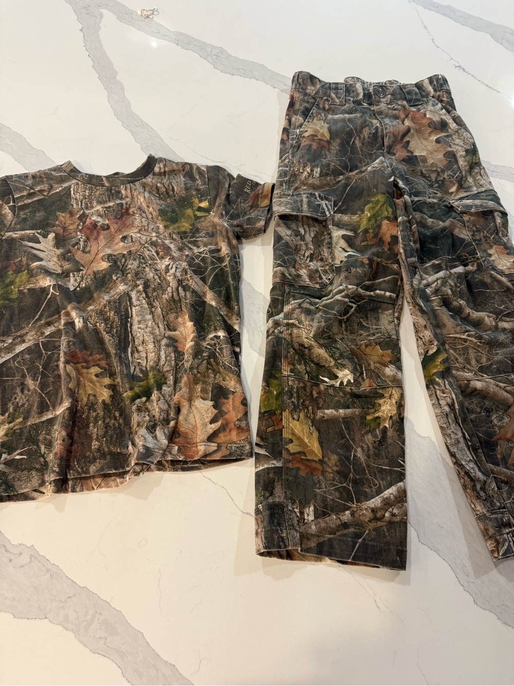 Youth RedHead Silent Hide Pants & T-Shirt Size L